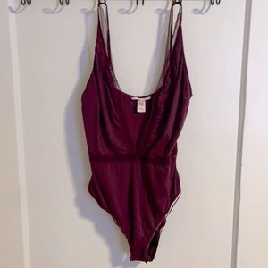 Victoria’s Secret Maroon Bodysuit
